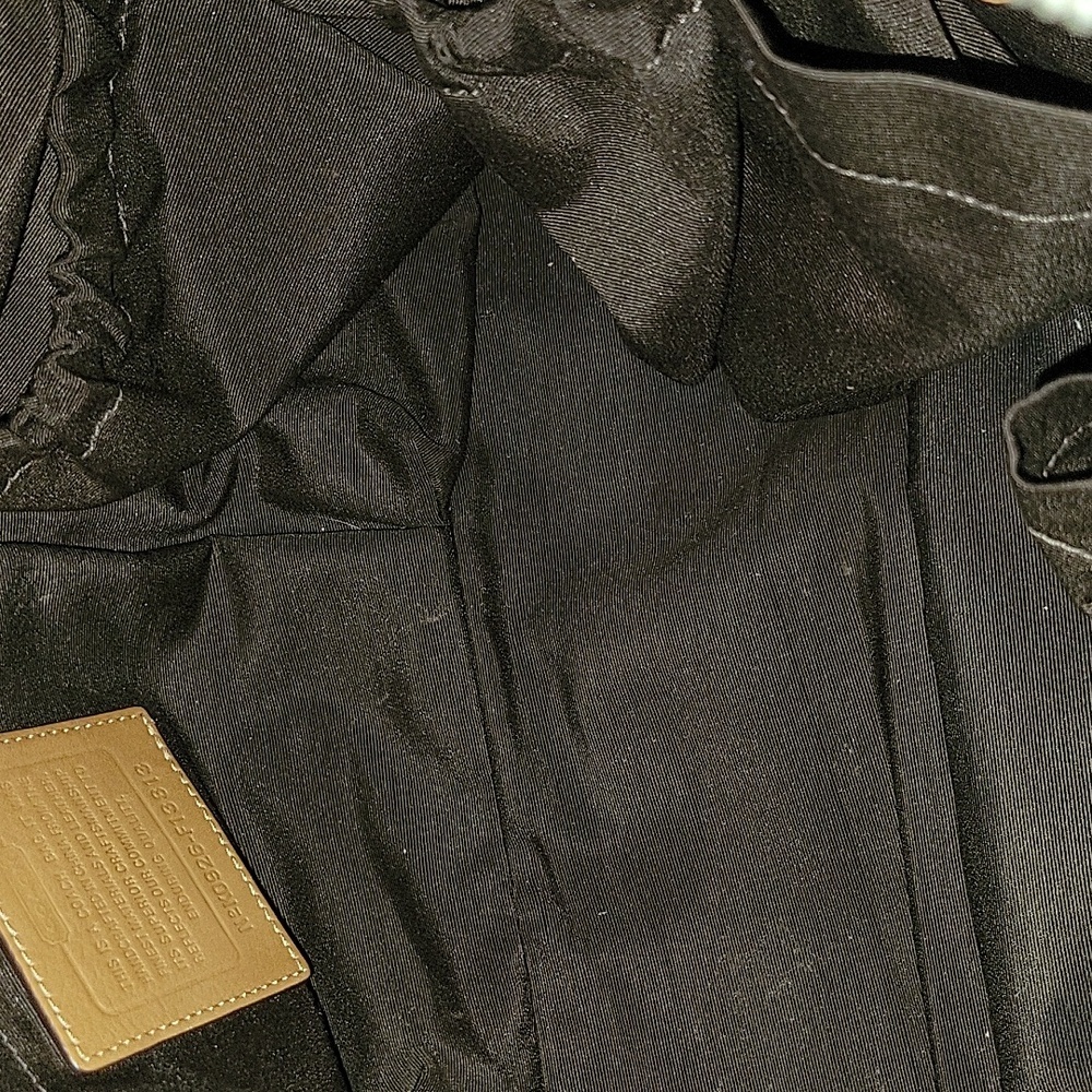 Vintage Coach Signature Canvas/Leather Crossbody Diaper Bag - Picture 14 of 16